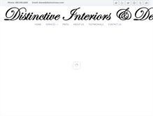 Tablet Screenshot of distinctiveinteriorsanddesign.com